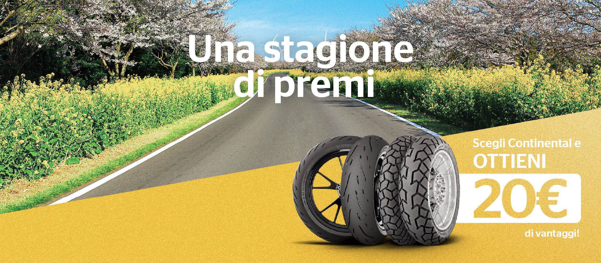 Scegli continental e ottieni fino a 20€ di vantaggi