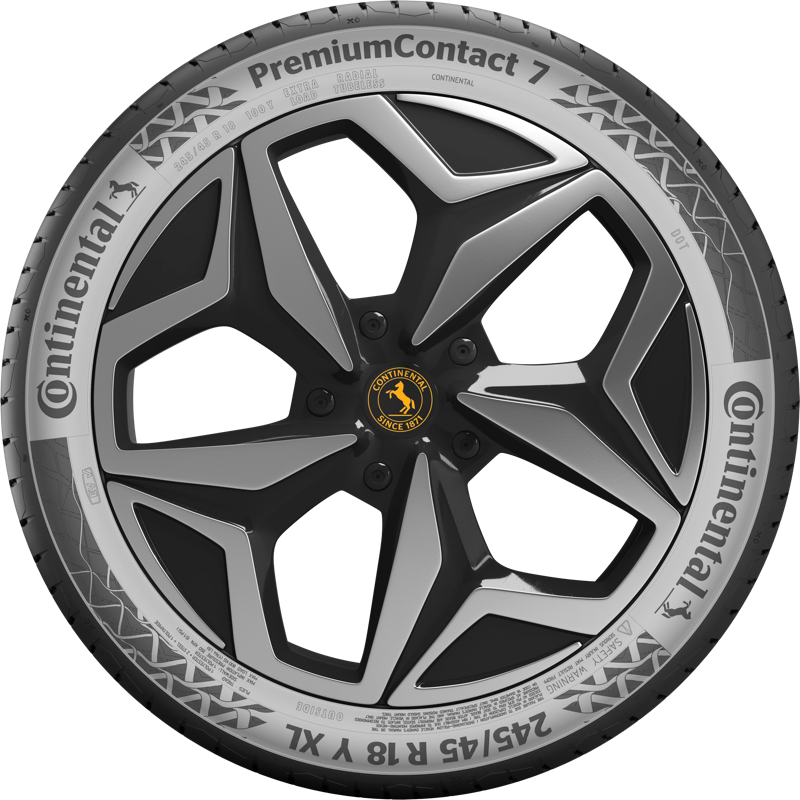 Pneumatico Continental PremiumContact 7 - vista frontale